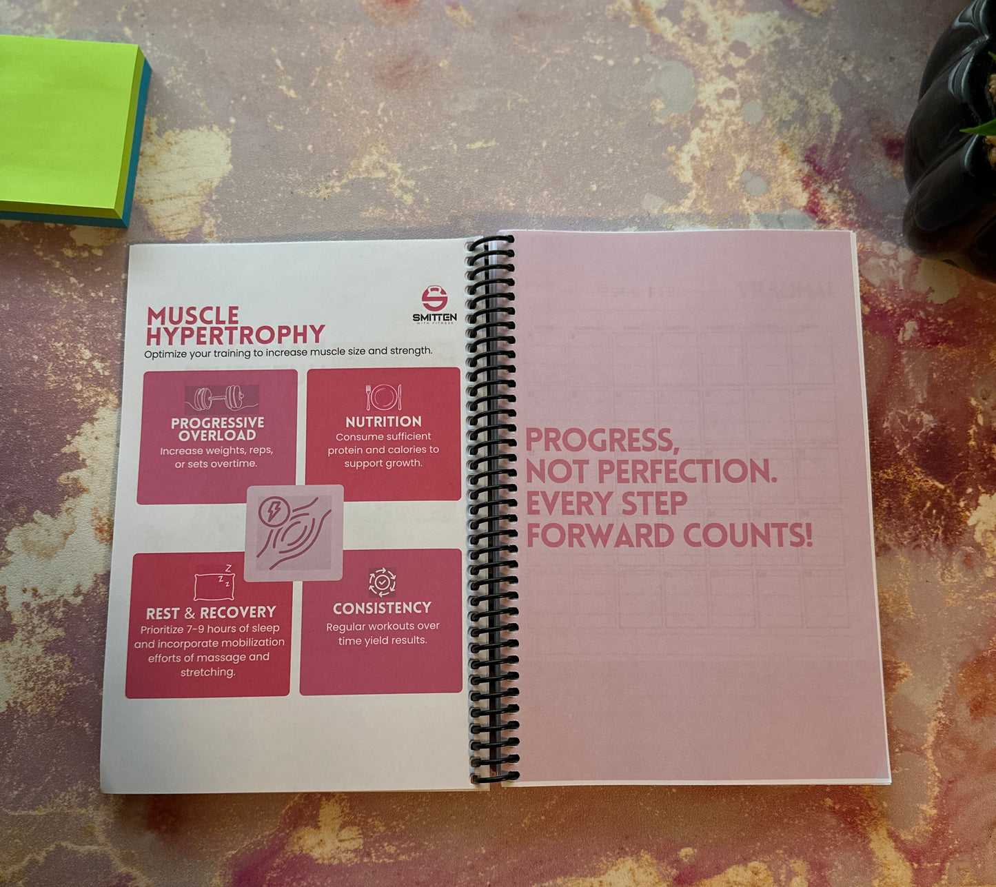 SMITTEN WITH FITNESS PLANNER 💖