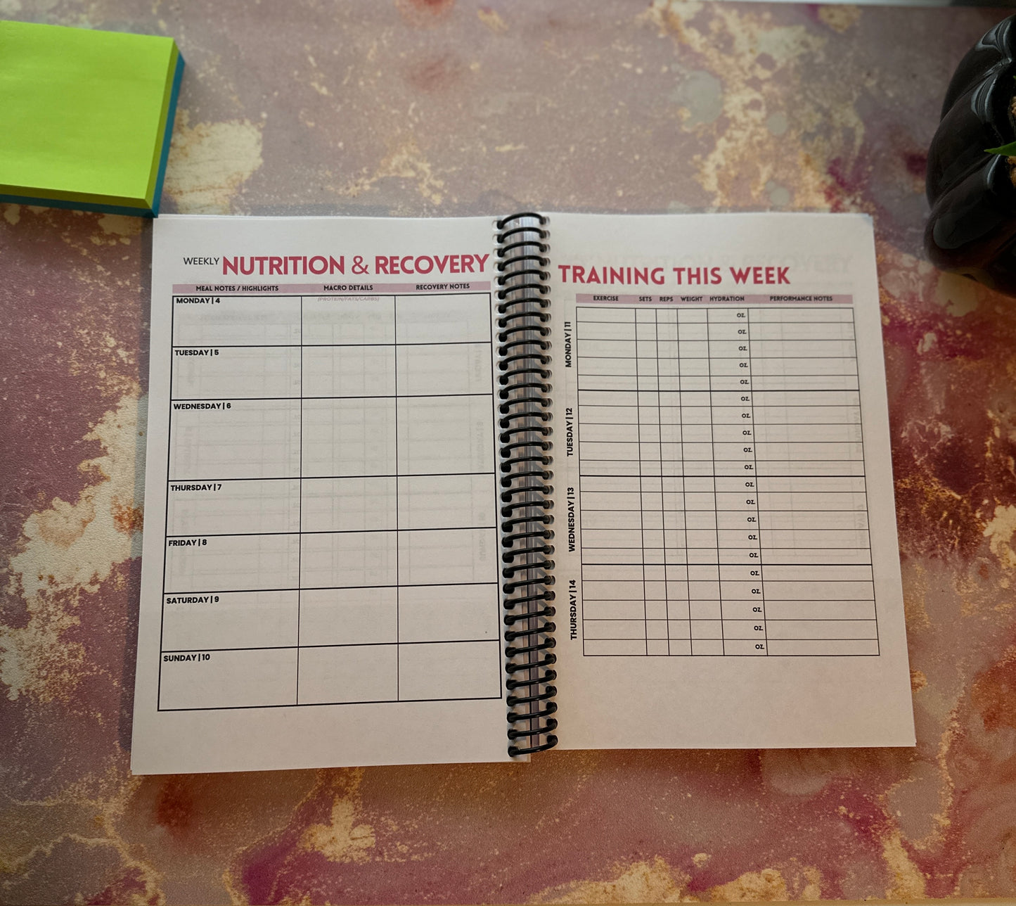 SMITTEN WITH FITNESS PLANNER 💖